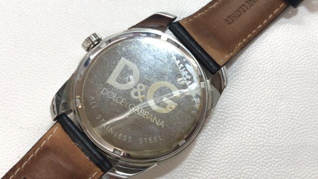 D&Gの腕時計の電池交換すぐ出来ます。 | メンテナンスオプト｜オプト 