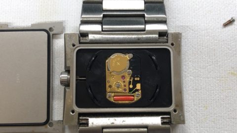 GUCCIの腕時計のムーブメント