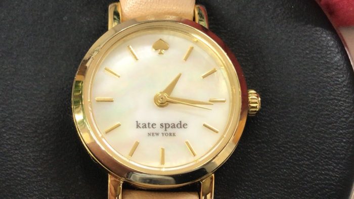 ケイト・スぺードの腕時計の電池交換すぐ出来ます。 | メンテナンス 