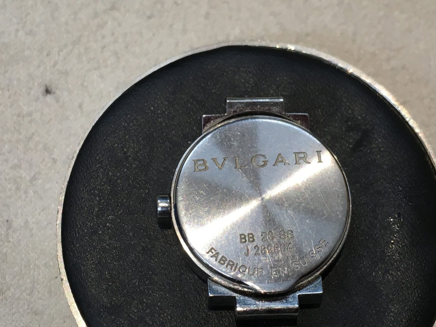 BVLGARIの腕時計 ブルガリ BB23SS 電池交換