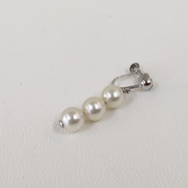 真珠のイヤリング 作り替え
