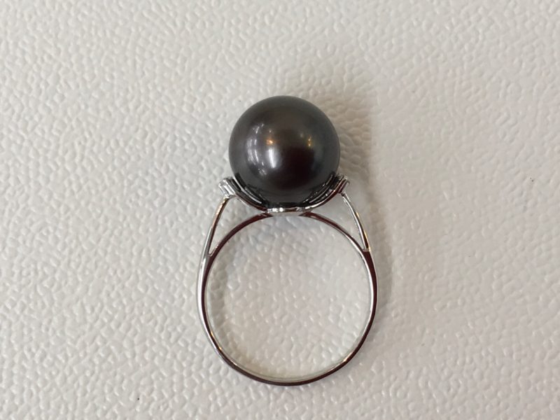 黒蝶真珠の指輪 修理